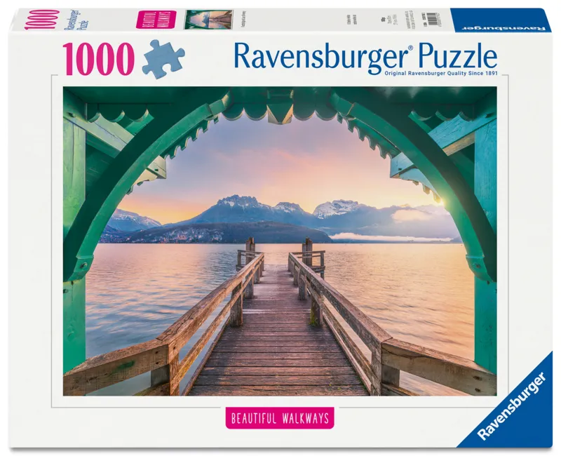 Puzzle Highlights - Dream Paths - Lake Annecy Footbridge