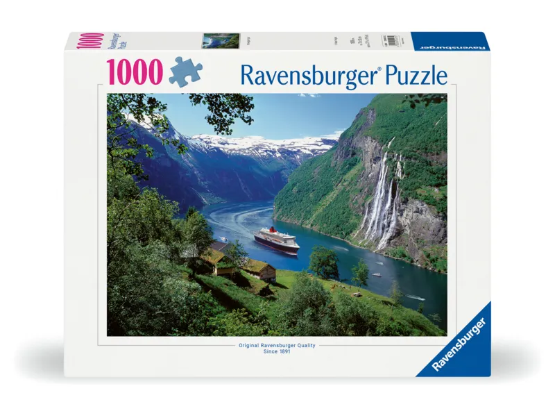 Jigsaw Puzzle - 1000 Pieces - Norway Fjord