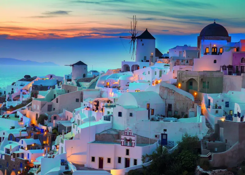 Evening on Santorini