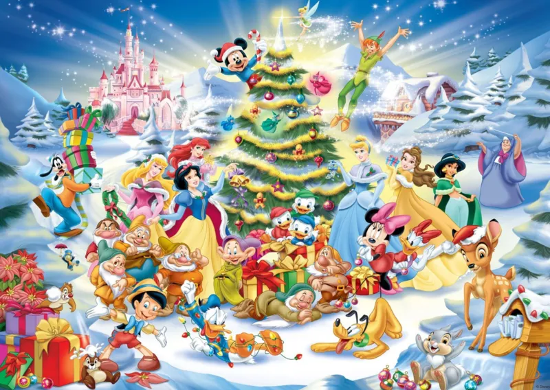 Jigsaw Puzzle - 1000 Pieces - Disney Christmas