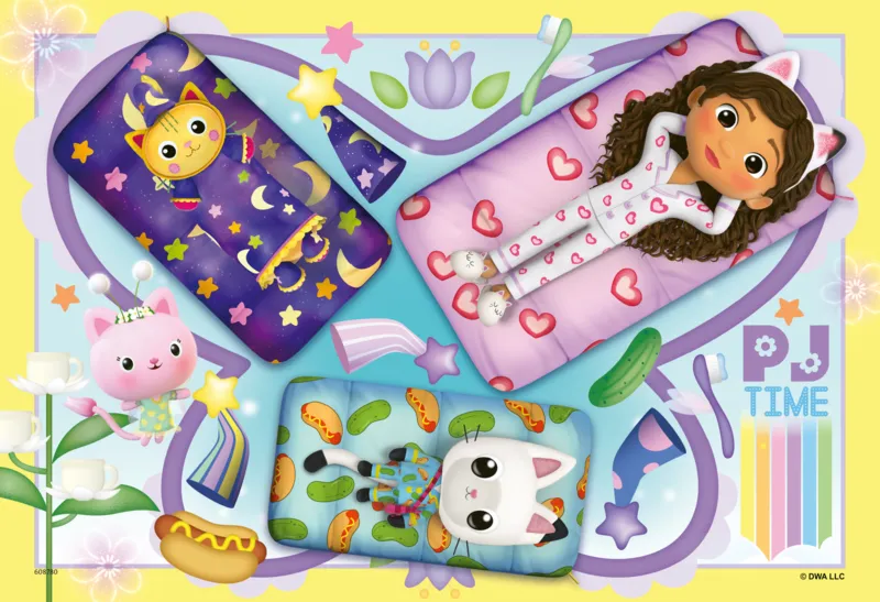 2 Puzzles - Gabby Dollhouse