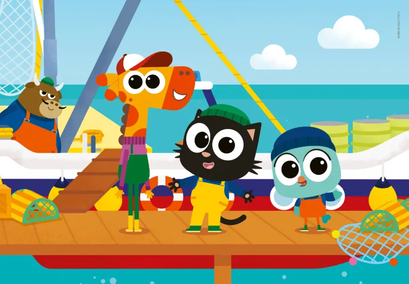 2 Puzzles - Farm & Fisherman Milo