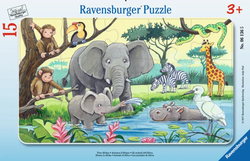 Frame Jigsaw Puzzle - Animals of Africa