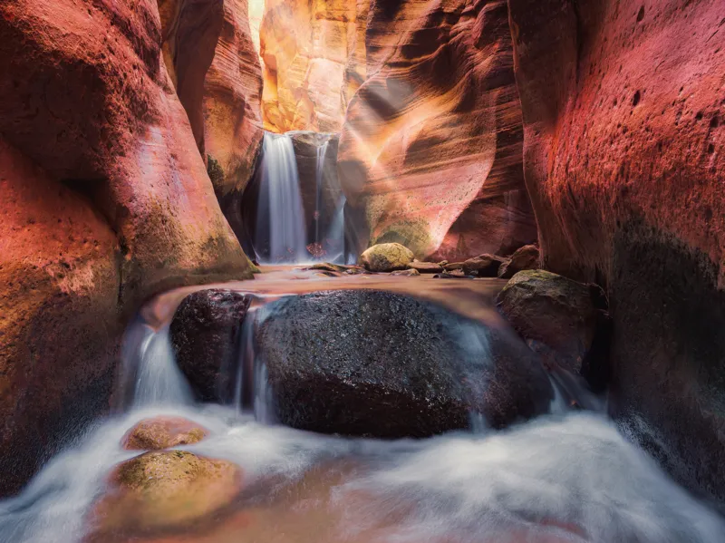 The Waterfall in Red Canyon