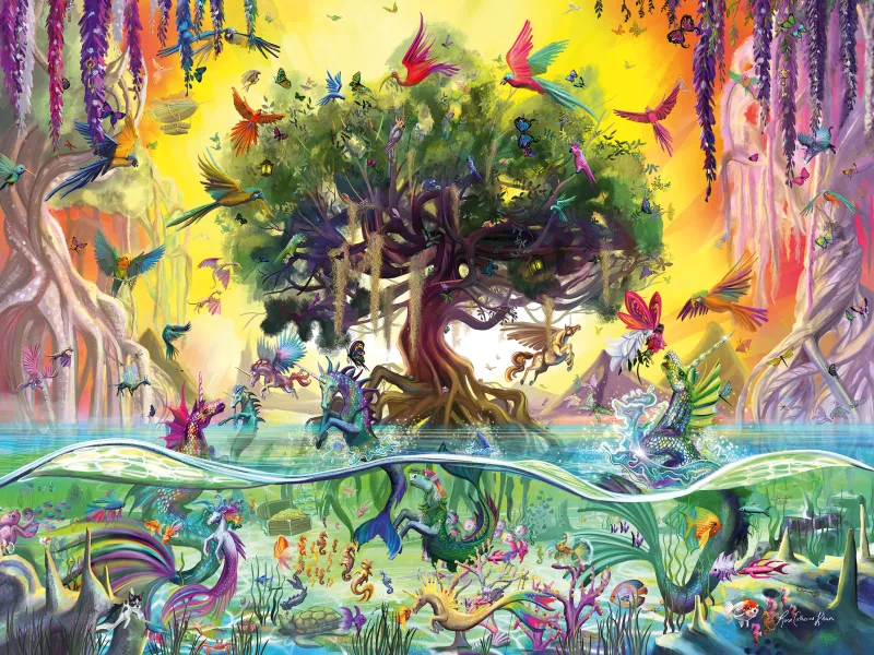 The Sea Unicorn and her Friends