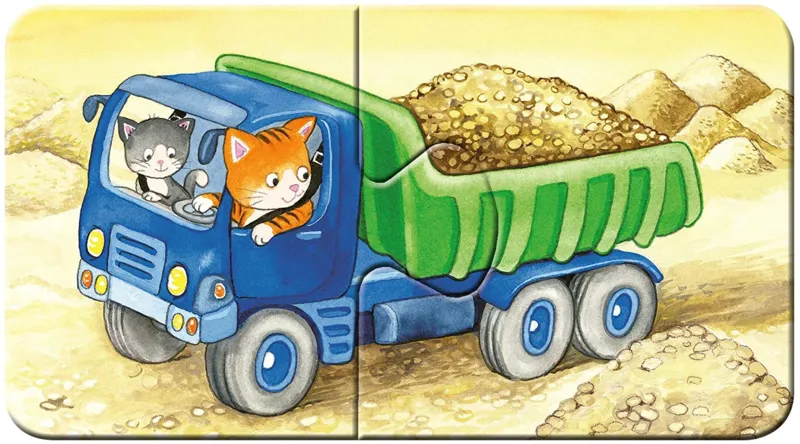 My First Puzzles - Animals at the Job Site (9x2 Pieces)