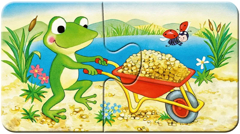 My First Puzzles - Animals at the Job Site (9x2 Pieces)