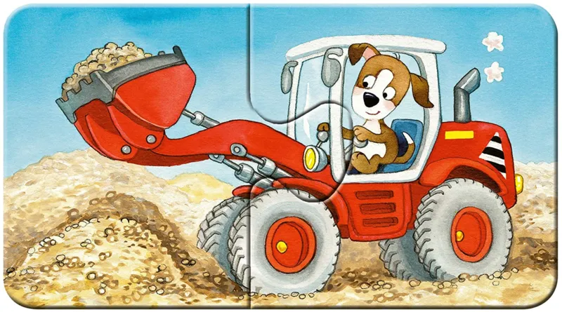 My First Puzzles - Animals at the Job Site (9x2 Pieces)
