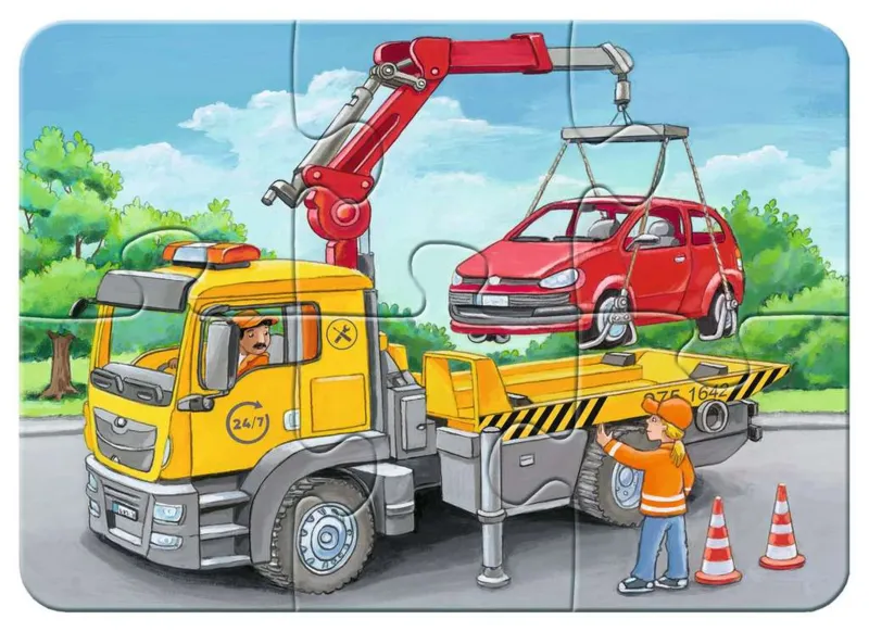 Frame Puzzle - 4 Puzzles - My emergency vehicles