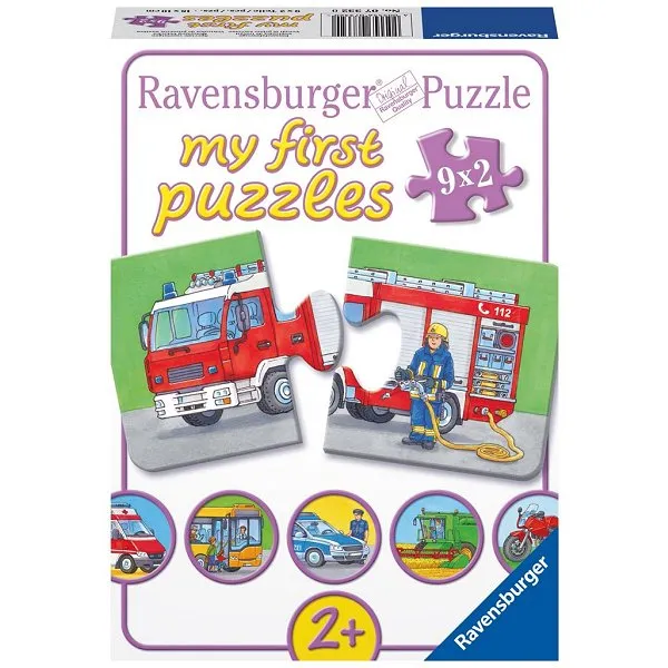 Jigsaw Puzzle - 9 x 2 Pieces - Vehicles