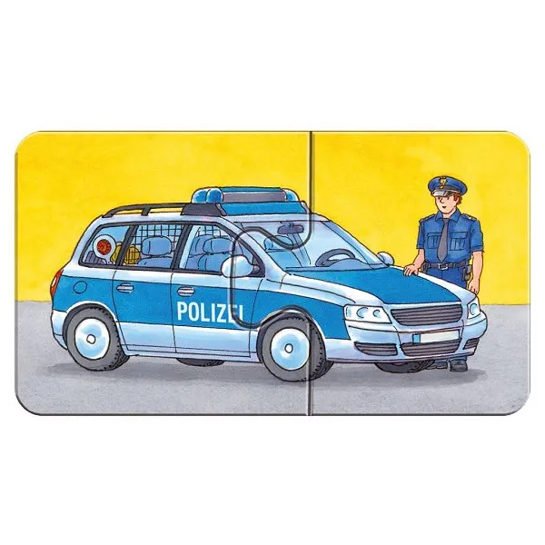 Jigsaw Puzzle - 9 x 2 Pieces - Vehicles