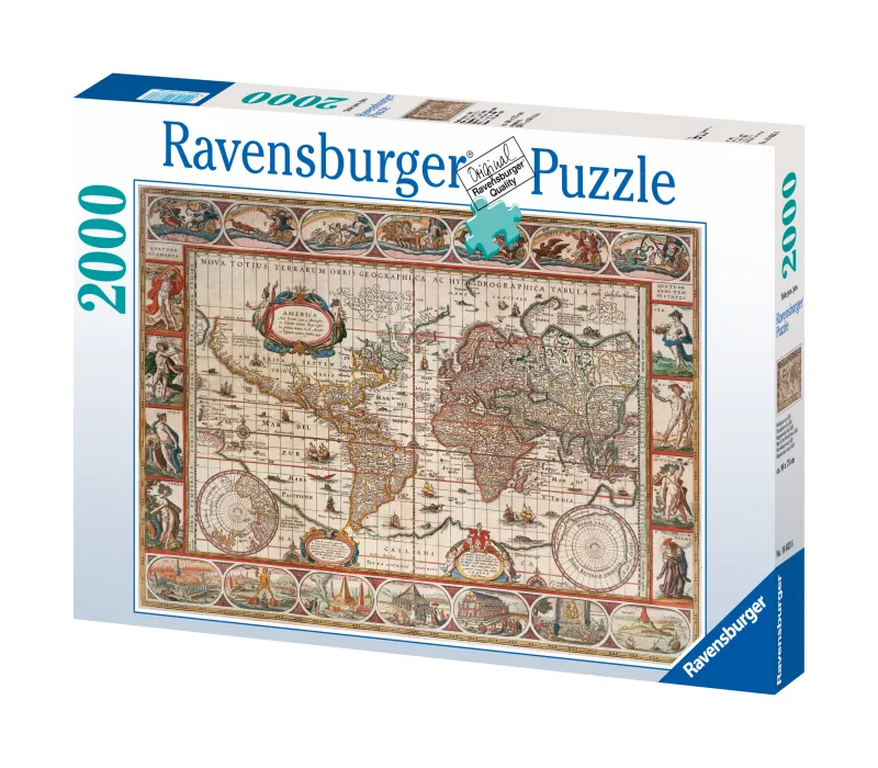 Jigsaw Puzzle - 2000 Pieces - Ancient World Map