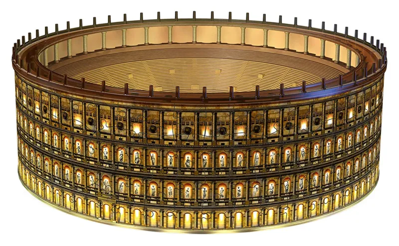 3D Puzzle with LED - The Coliseum