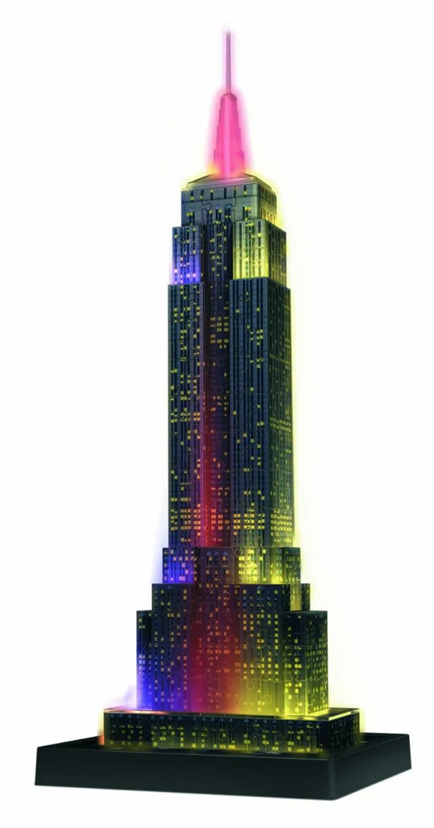3D Puzzle mit LED - Empire State Building bei Nacht - Night Edition