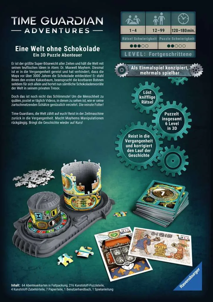 3D Puzzle - Exit Puzzle - Time Guardian Adventures