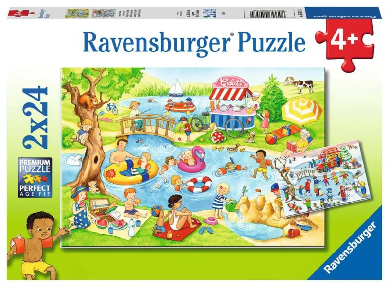 2 Puzzles - Recreation at the Lake