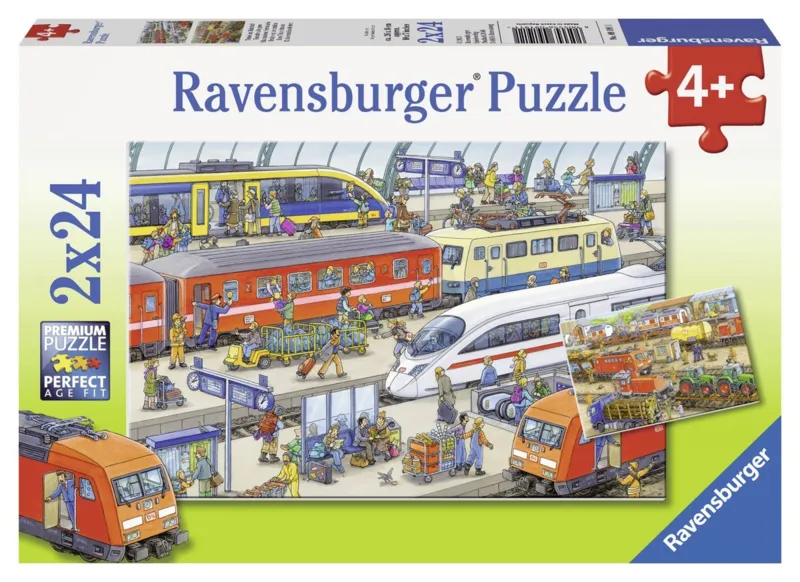 2 puzzles - Agitation at the station
