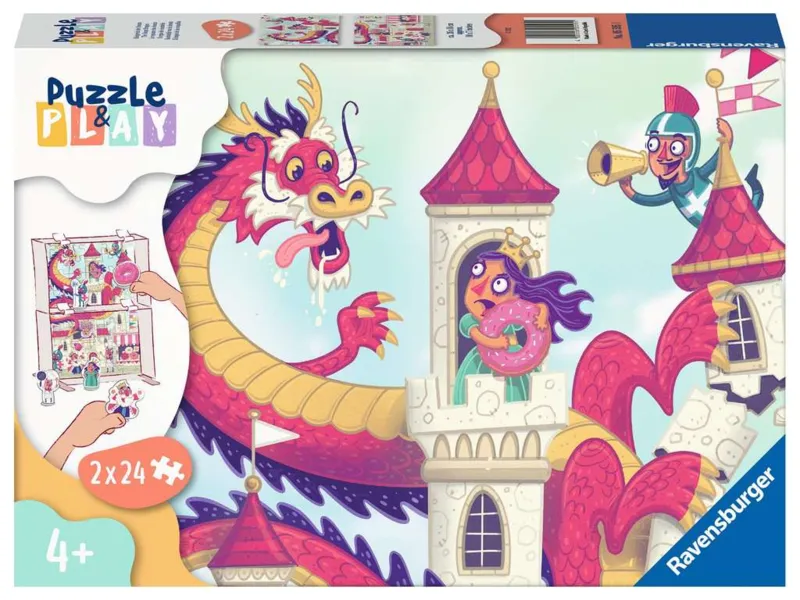 2 Puzzles - Puzzle & Play - Kingdom of Donuts