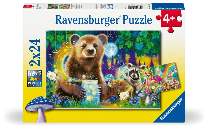 2 Puzzles - Adorable Friends Of The Woods