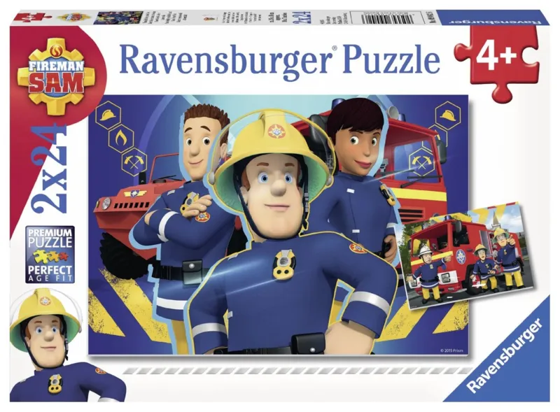 2 Puzzles - Feuerwehrmann Sam hilft in der Not