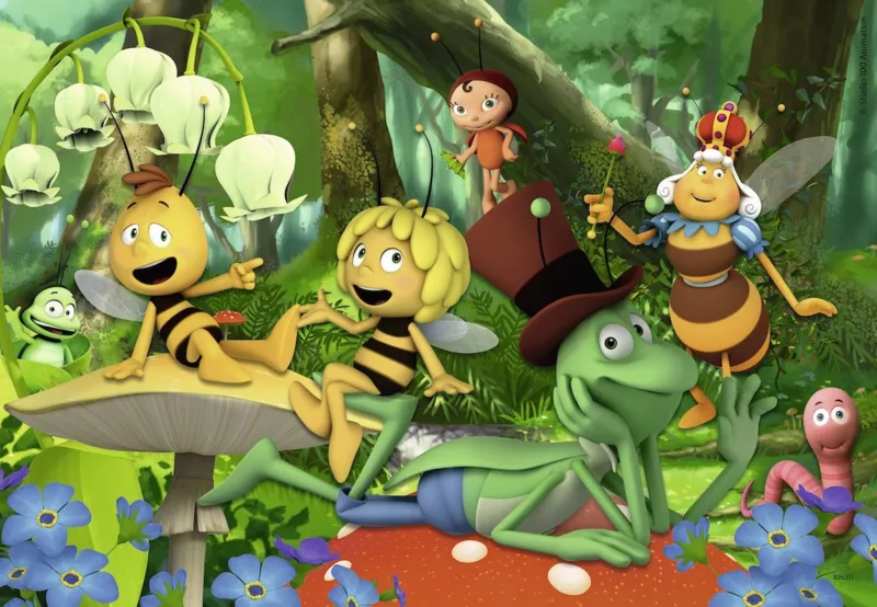 2 Jigsaw Puzzles - Bee Maja