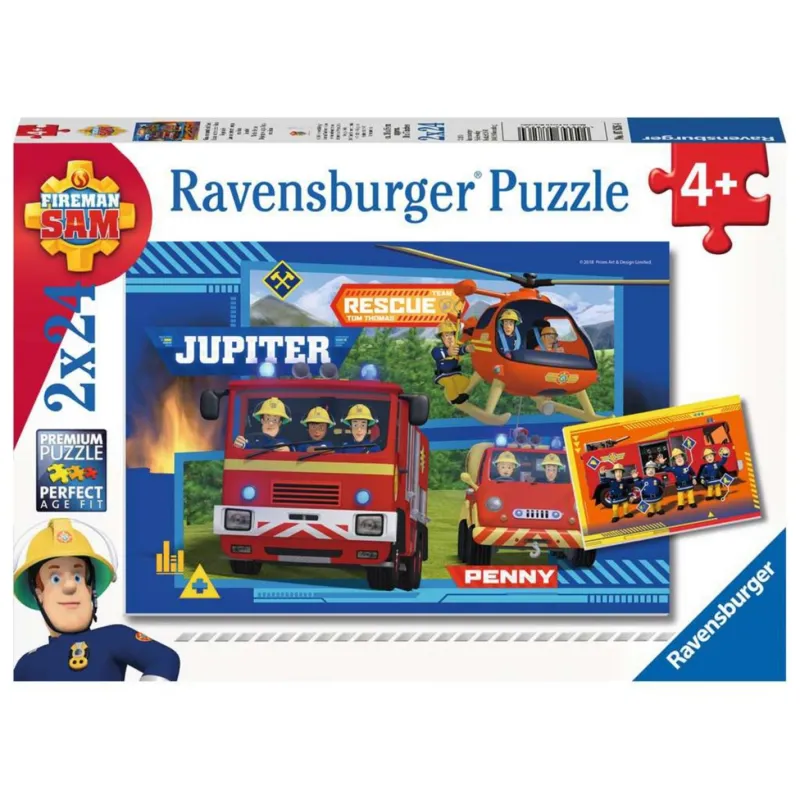 2 Puzzles - Fireman Sam
