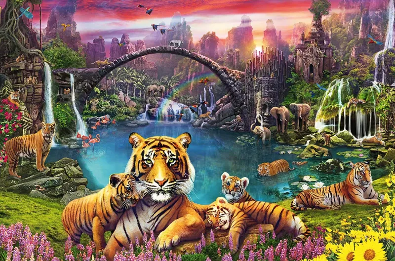Tigers by the Lagoon