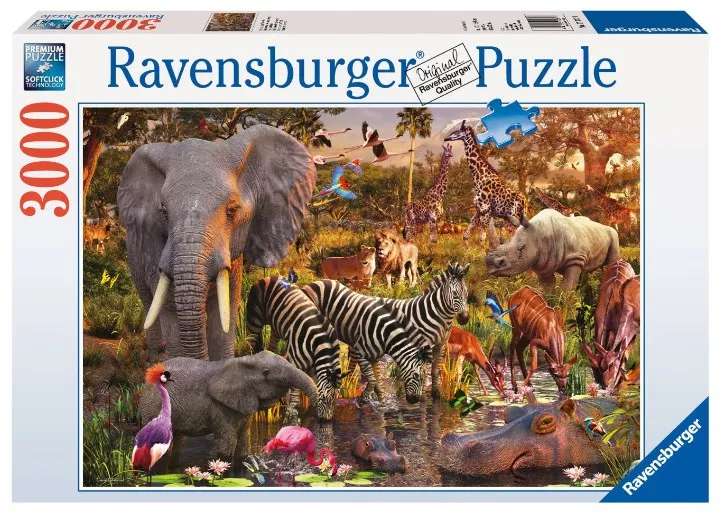 Jigsaw Puzzle - 3000 Pieces - African Animals