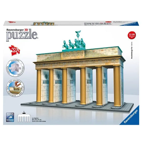 Jigsaw Puzzle - 3D - 324 Pieces : Brandenburg Gate, Berlin