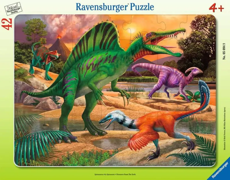 Frame Puzzle - Dinosaurs