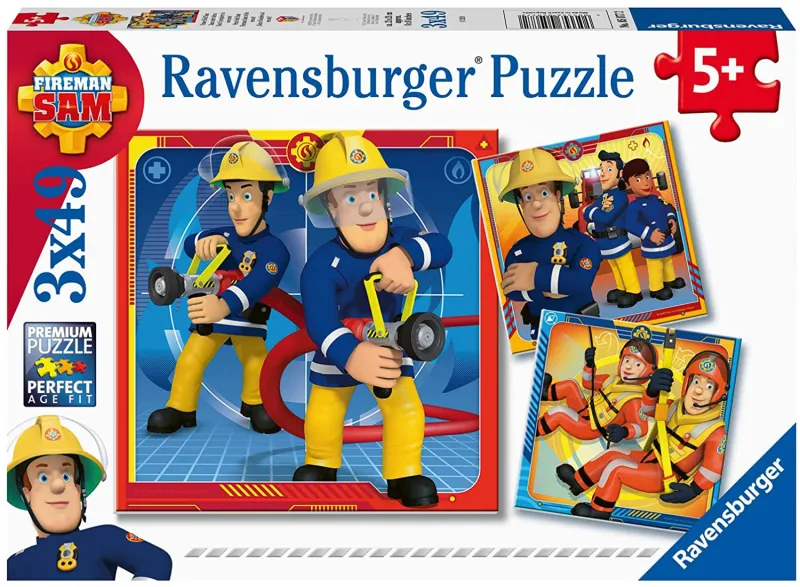 3 Puzzles - Fireman Sam