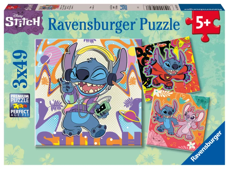 3 Puzzles - Play Disney Stitch