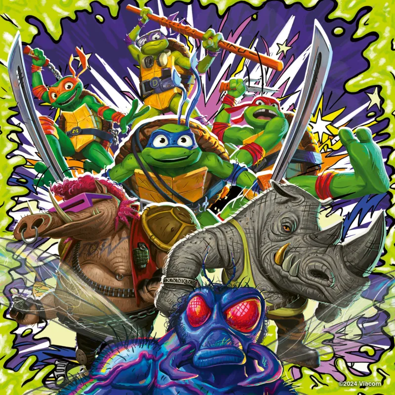 3 Puzzles - Ninja Turtles
