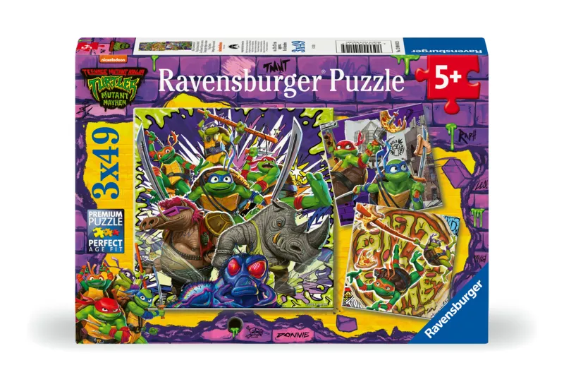 3 Puzzles - Ninja Turtles