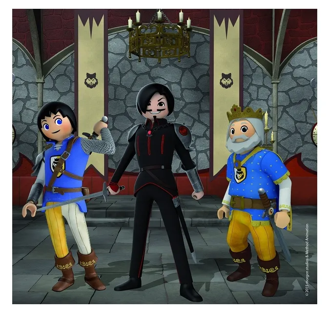 3 Puzzles - Playmobil