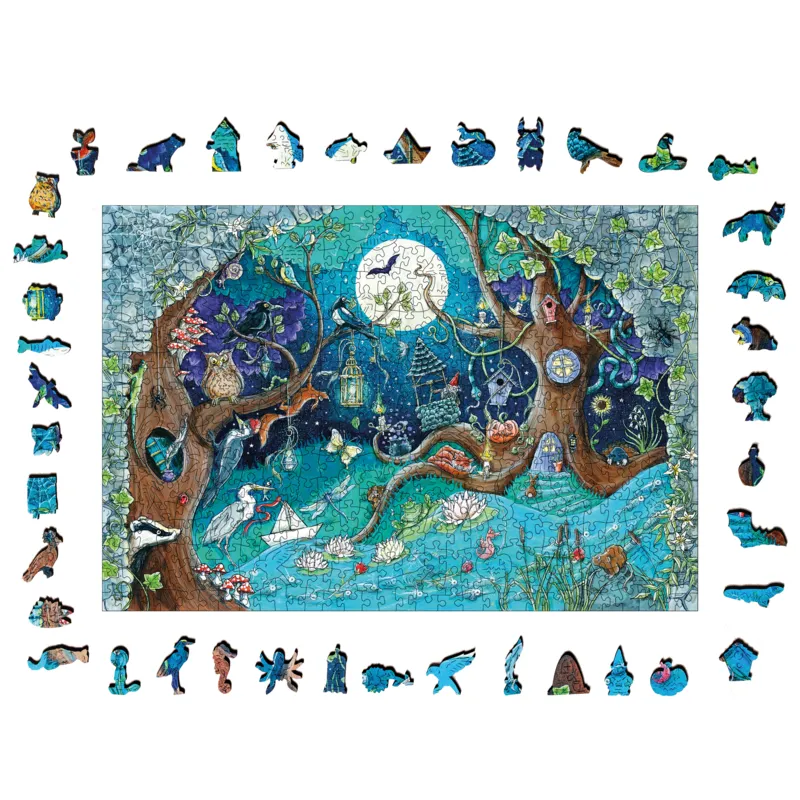 Wooden Puzzle - Forest