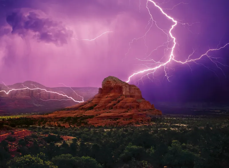 Pink Thunderstorm Mood