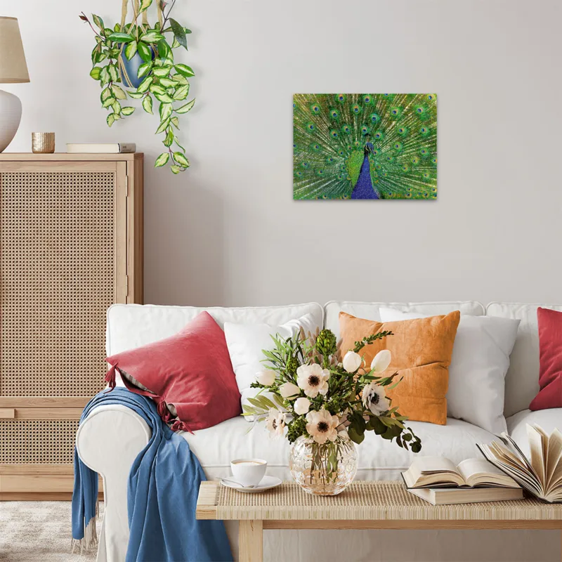 Peacock - Highlight Puzzle - Bunte Tiere