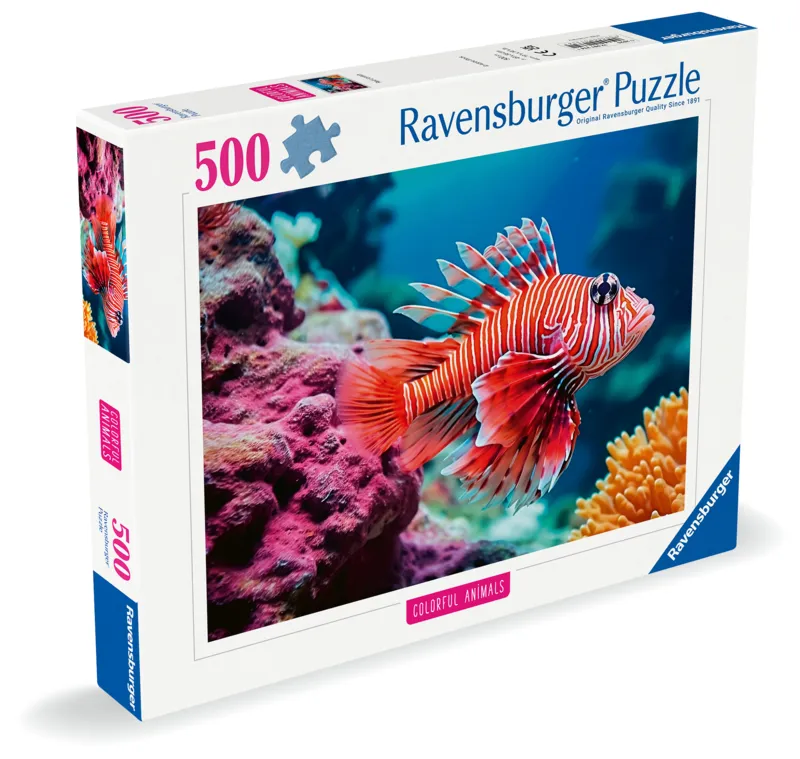 Lionfish - Highlight Puzzle - Colorful Animals