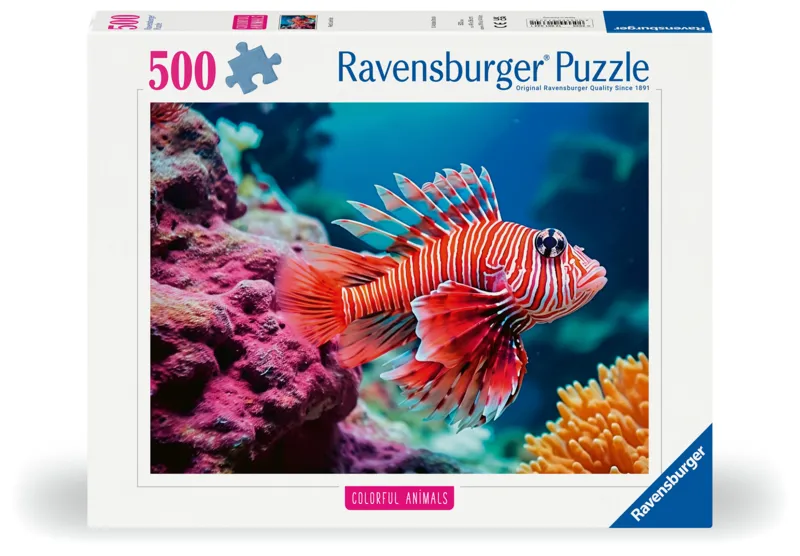 Lionfish - Highlight Puzzle - Colorful Animals
