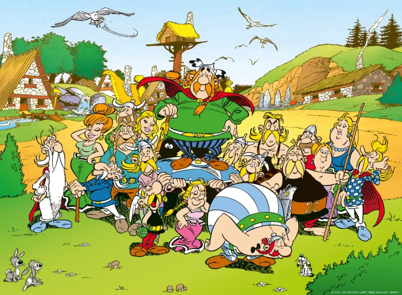 Jigsaw Puzzle - 500 Pieces - Asterix and Obelix : Asterix at the Village