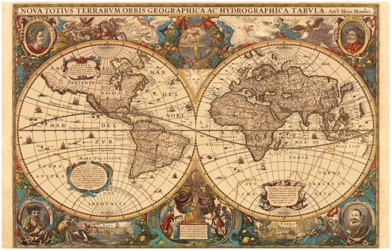 Jigsaw Puzzle - 5000 Pieces - Ancient World Map