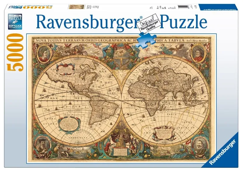 Jigsaw Puzzle - 5000 Pieces - Ancient World Map