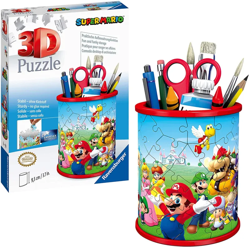 3D Puzzle - Pencil Cup - Super Mario