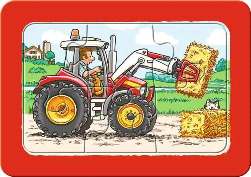 3 Puzzles - My First Puzzle - Bagger, Traktor und Kipplader