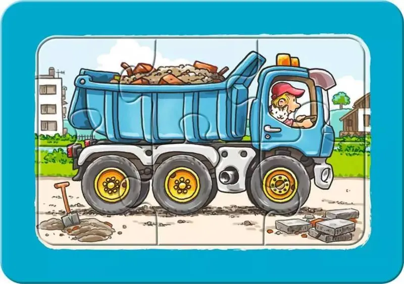 3 Puzzles - My First Puzzle - Bagger, Traktor und Kipplader