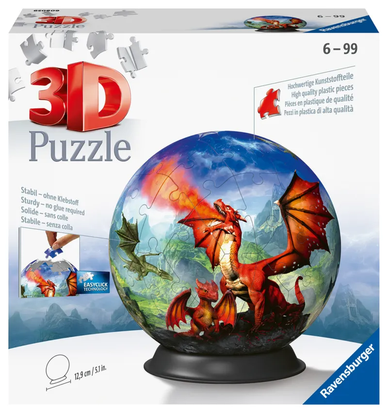 3D Puzzle - Puzzle Ball Mystic Dragons
