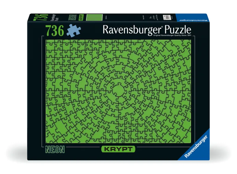 Puzzle Krypt 736 P Neon Green