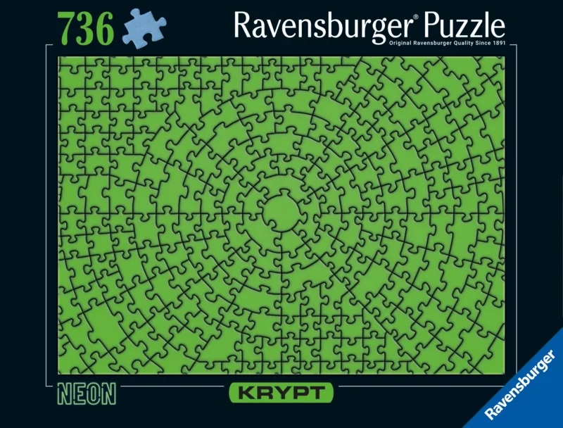 Puzzle Krypt 736 P Neon Green