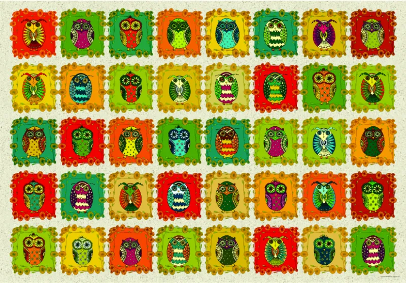 David Katai Eszter : Pattern Owls